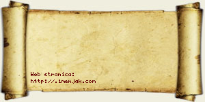 Isidor Binić vizit kartica